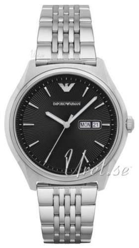 Emporio Armani Miesten kello AR1977 Dress Musta/Teräs Ø43 mm