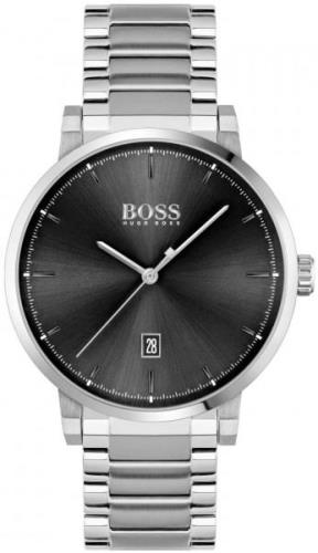 Hugo Boss Miesten kello 1513792 Confidence Musta/Teräs Ø42 mm