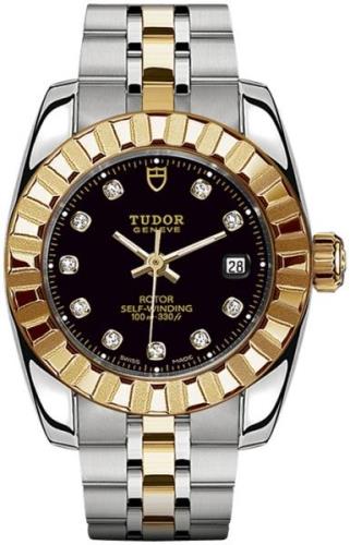 Tudor Naisten kello 22013-0005 Classic Date Musta/Kullansävytetty