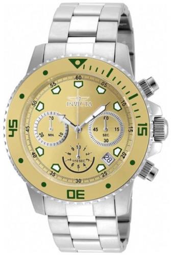 Invicta Miesten kello 21888 Pro Diver Kullattu/Teräs Ø45 mm