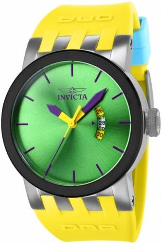 Invicta Miesten kello 36959 Dna Vihreä/Kumi Ø46 mm