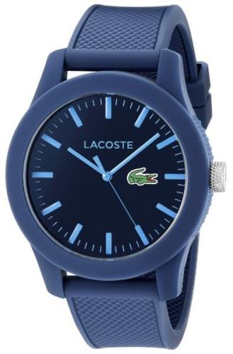 Lacoste 12.12 Miesten kello 2010765 Sininen/Kumi Ø43 mm