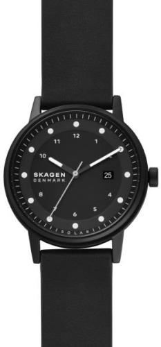 Skagen Miesten kello SKW6740 Henriksen Musta/Nahka Ø40 mm