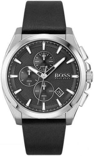 Hugo Boss Miesten kello 1513881 Grandmaster Musta/Nahka Ø46 mm