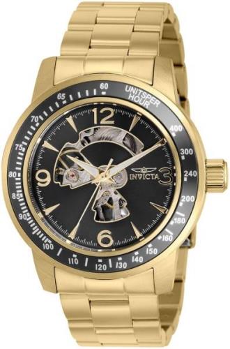 Invicta Specialty Miesten kello 38556 Musta/Kullansävytetty teräs