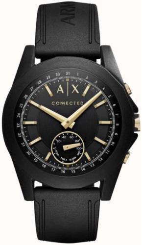 Armani Exchange Connected Miesten kello AXT1004 Musta/Kumi Ø44 mm