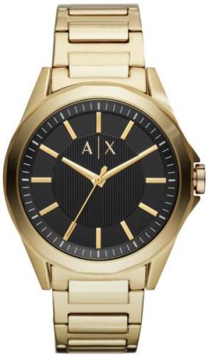 Armani Exchange Hampton Miesten kello AX2619 Musta/Kullansävytetty