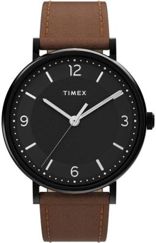 Timex 99999 Miesten kello TW2U67400 Musta/Nahka Ø41 mm