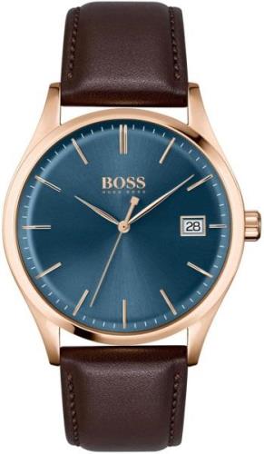 Hugo Boss Commissioner Miesten kello 1513832 Sininen/Nahka Ø42 mm