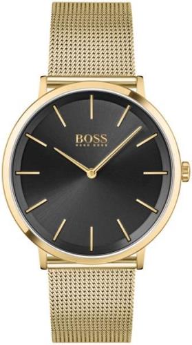 Hugo Boss Skyliner Miesten kello 1513909 Musta/Kullansävytetty