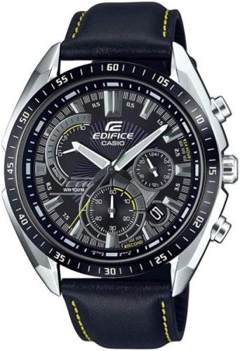 Casio Edifice Miesten kello EFR-570BL-1AVUEF Musta/Nahka Ø44.6 mm