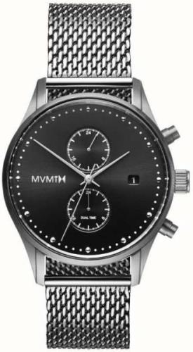 MVMT Voyager Miesten kello MV01-S2 Musta/Teräs Ø42 mm