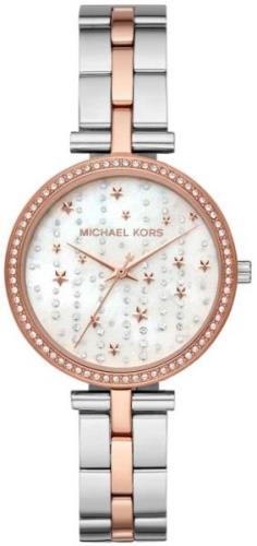 Michael Kors 99999 Naisten kello MK4452 Valkoinen/Punakultasävyinen