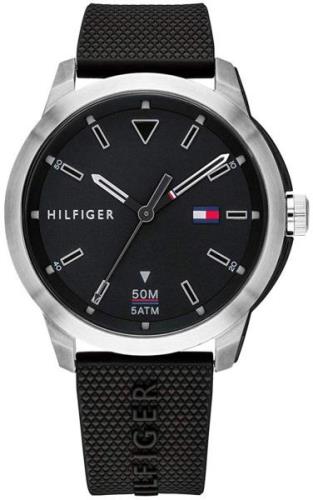 Tommy Hilfiger 99999 Miesten kello 1791622 Musta/Kumi Ø44 mm