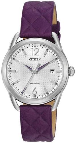 Citizen Drive Naisten kello FE6080-03A Hopea/Nahka Ø34 mm