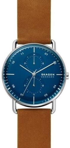 Skagen Horizont Miesten kello SKW6738 Sininen/Nahka Ø42 mm