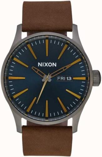 Nixon The Sentry Miesten kello A105-2984 Sininen/Nahka Ø42 mm