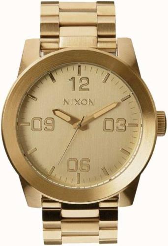 Nixon The Corporal Miesten kello A346-502 Kullattu/Kullansävytetty