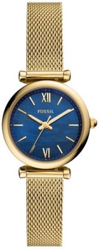 Fossil Carlie Mini Naisten kello ES5020 Sininen/Kullansävytetty