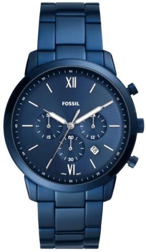 Fossil Neutra Chrono Miesten kello FS5826 Sininen/Teräs Ø44 mm