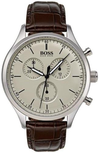 Hugo Boss 99999 Miesten kello 1513544 Beige/Nahka Ø44 mm