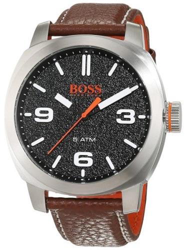 Hugo Boss Cape Town Miesten kello 1513408 Musta/Nahka Ø46 mm