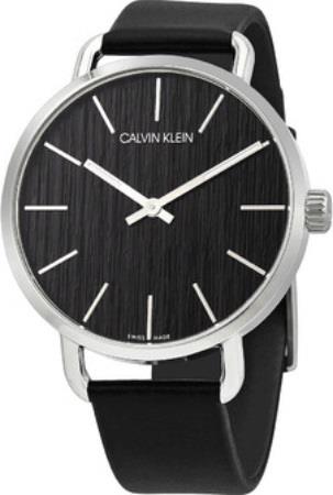 Calvin Klein Dress Naisten kello K7B211C1 Musta/Nahka Ø36 mm