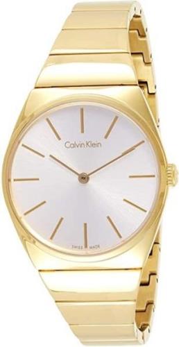 Calvin Klein Supreme Naisten kello K6C2X546 Hopea/Kullansävytetty