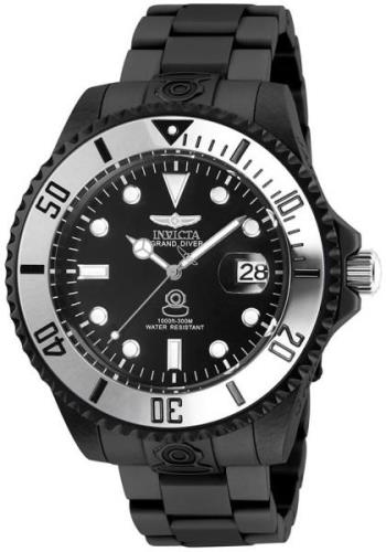 Invicta Pro Diver Miesten kello 27536 Musta/Teräs Ø47 mm