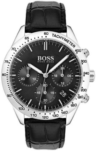 Hugo Boss Talent Miesten kello 1513579 Musta/Nahka Ø42 mm