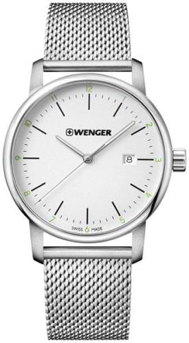 Wenger Urban Classic Miesten kello 01.1741.113 Hopea/Teräs Ø42 mm