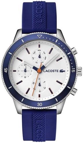 Lacoste 99999 Miesten kello 2010993 Valkoinen/Kumi Ø44 mm