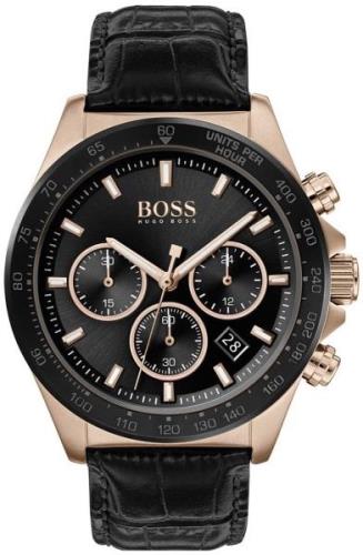 Hugo Boss 99999 Miesten kello 1513753 Musta/Nahka Ø45.07 mm