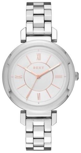 DKNY Dress Naisten kello NY2582 Hopea/Teräs Ø34 mm