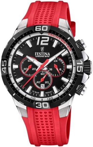 Festina 99999 Miesten kello F20523-7 Musta/Kumi Ø45 mm