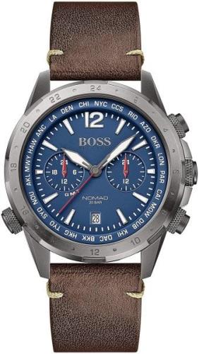 Hugo Boss 99999 Miesten kello 1513773 Sininen/Nahka Ø44 mm