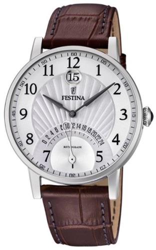 Festina Miesten kello F16984-1 Hopea/Nahka Ø41 mm