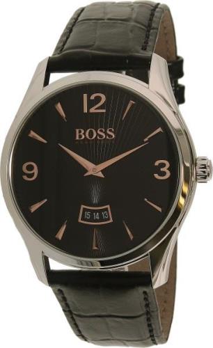 Hugo Boss Commander Miesten kello 1513425 Musta/Nahka Ø41 mm