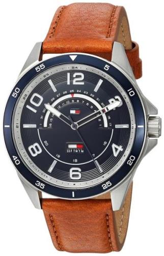 Tommy Hilfiger Sport Miesten kello 1791391 Sininen/Nahka Ø44 mm