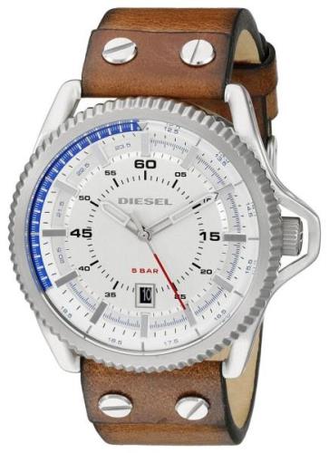 Diesel Analog Miesten kello DZ1715 Hopea/Nahka Ø46 mm