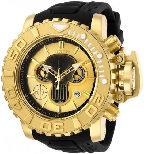 Invicta Marvel Miesten kello 26788 Kullattu/Kumi Ø58 mm