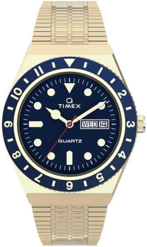 Timex 99999 Miesten kello TW2U62000 Sininen/Kullansävytetty teräs