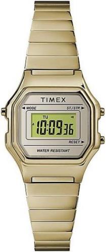 Timex Naisten kello TW2T48000 LCD/Kullansävytetty teräs