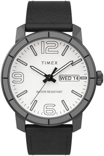 Timex 99999 Miesten kello TW2U30400 Valkoinen/Nahka Ø44 mm