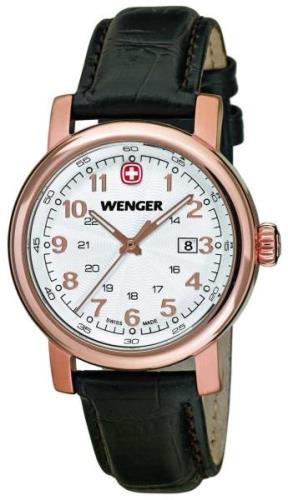 Wenger Urban Classic Naisten kello 01.1021.108 Valkoinen/Nahka Ø34 mm