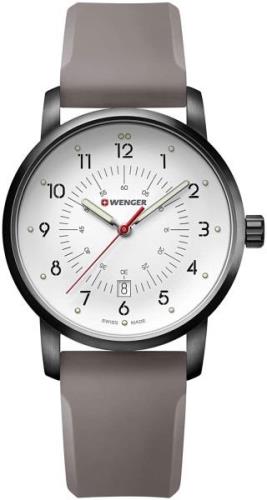 Wenger 99999 Miesten kello 01.1641.121 Valkoinen/Kumi Ø42 mm