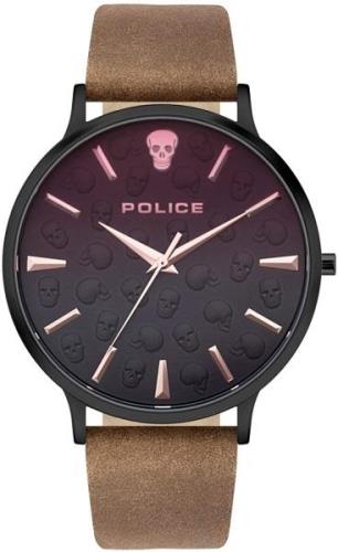 Police 99999 Miesten kello 16023JSB.02 Musta/Nahka Ø42 mm