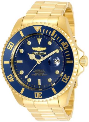 Invicta Pro Diver Miesten kello 35726 Sininen/Kullansävytetty teräs