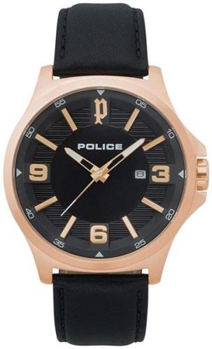 Police 99999 Miesten kello PL15384JSR.02 Musta/Nahka Ø44 mm