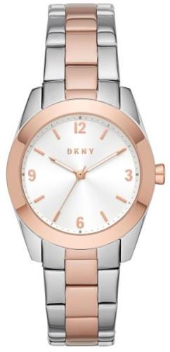 DKNY Nolita Naisten kello NY2897 Valkoinen/Punakultasävyinen Ø34 mm